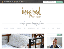 Tablet Screenshot of inspiredbycharm.com